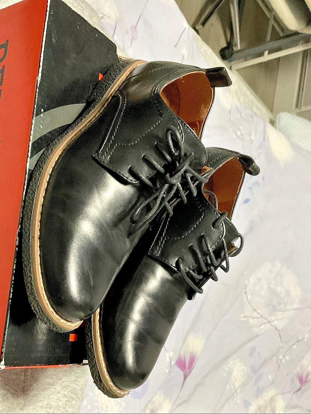 Deer Stags Highland Dress Comfort Oxford Black Oxfords US 3 Like New
